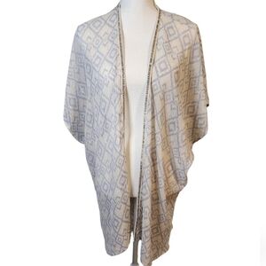 Maurices beaded‎ kimono Size S/M